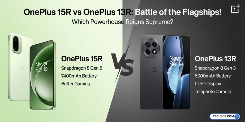 OnePlus 15R vs OnePlus 13R Comparison