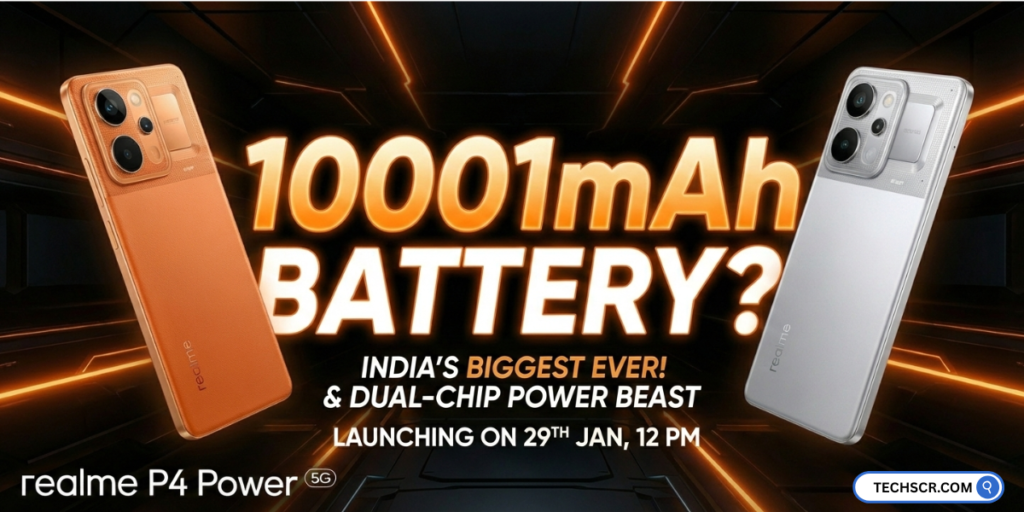 Realme P4 Power Launched in India: 10,001mAh Battery, 144Hz Display, Dimensity 7400 Ultra, AnTuTu Score