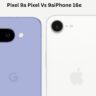 iPhone 16e vs pixel 9a comparison