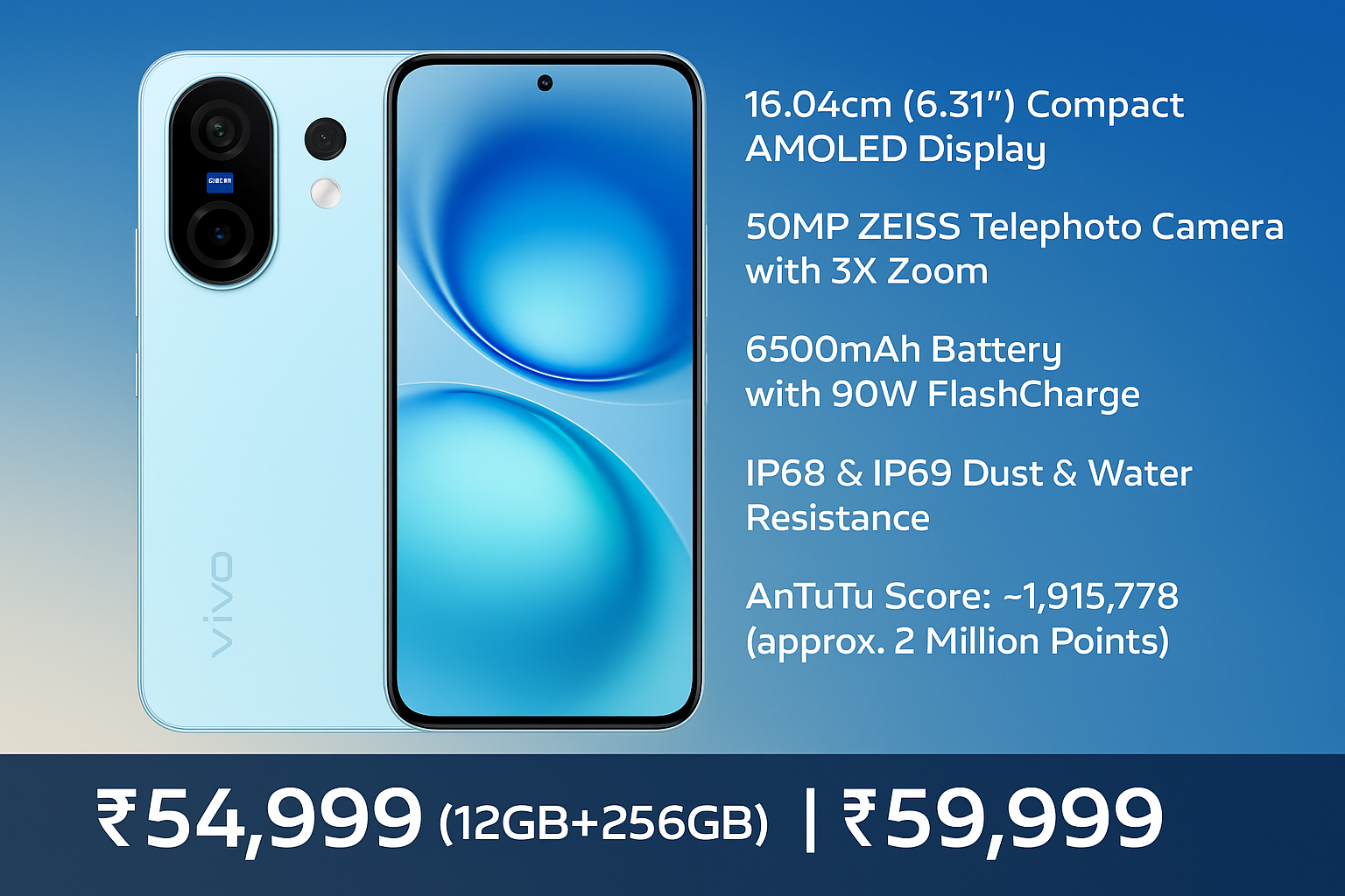 Vivo X200 FE Specs, AnTuTu Score