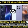 Vivo T4R vs Moto g86 specs , Antutu
