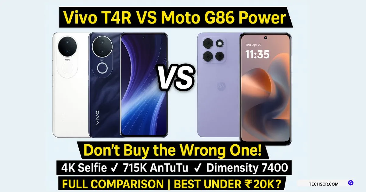 Vivo T4R vs Moto g86 specs , Antutu