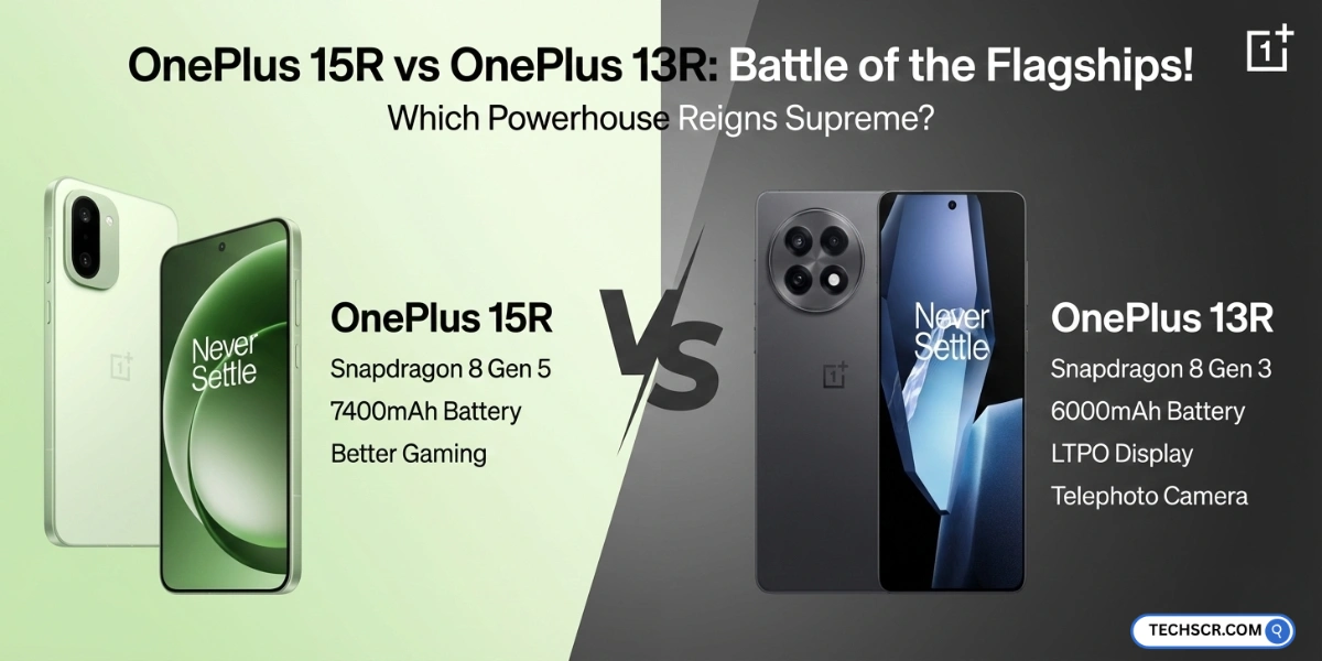 OnePlus 15R vs OnePlus 13R Comparison