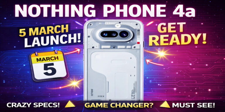 Nothing Phone 4a Teased: New Glyph Bar, Triple Camera Design & 5 March Launch