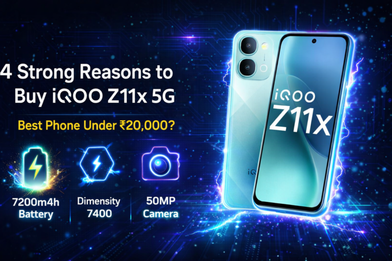 4 Strong Reasons to Buy iQOO Z11x 5G – The Best Phone Under ₹20,000?