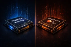 MediaTek Dimensity 9500S vs Qualcomm Snapdragon 8 Gen 5 chipset comparison 2026 — which is better for gaming, camera and daily use in India