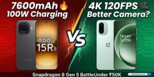 iQOO 15R vs OnePlus 15R – Snapdragon 8 Gen 5 Battle Under ₹50K