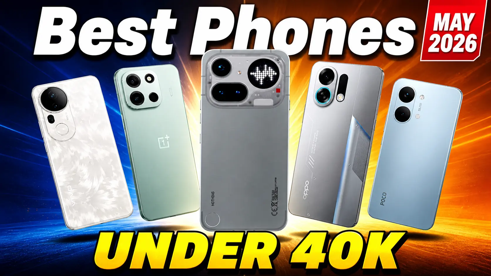 Best Phones under 40,000