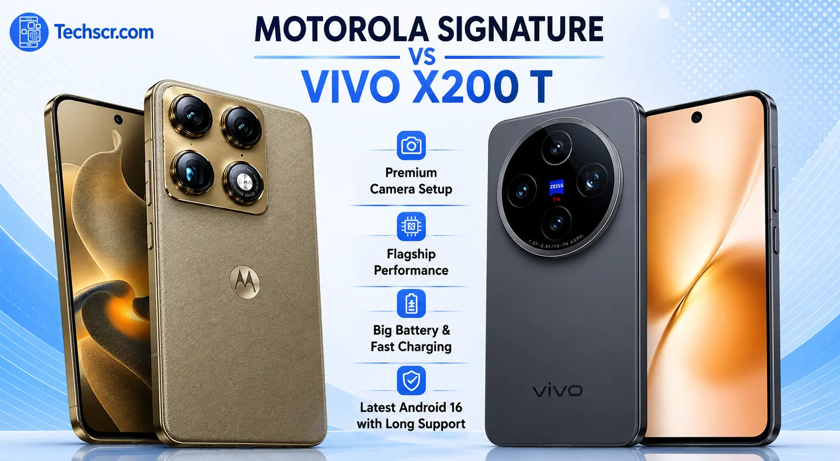 Motorola Signature vs Vivo X200T – Best Camera Phone Under 60000